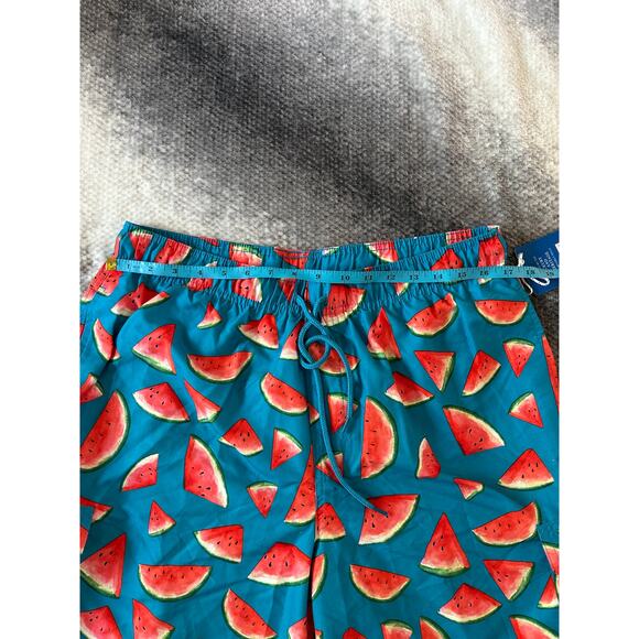 Beverly Hills Polo Club Mens Swim Lined Watermelon Citrus Shorts Size Large - Picture 9 of 10